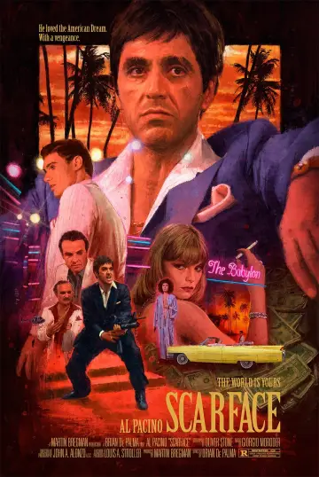 Plakat do filmu "Człowiek z blizną" #22614