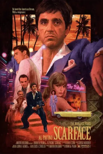 Plakat do filmu "Człowiek z blizną" #472404