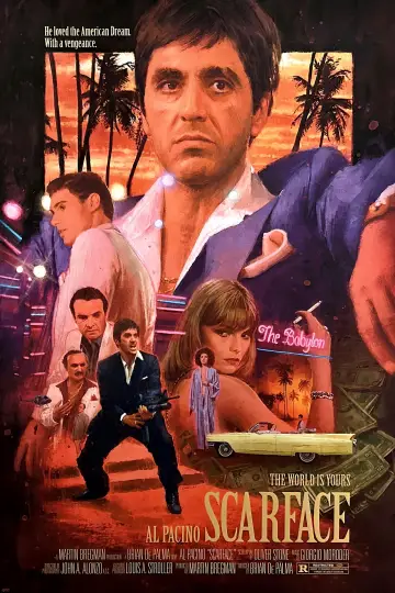 Plakat do filmu "Człowiek z blizną" #556388