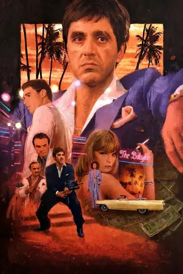 Plakat do filmu "Człowiek z blizną" #750213