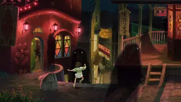 Zasłona do filmu "Spirited Away: W krainie Bogów" #167766
