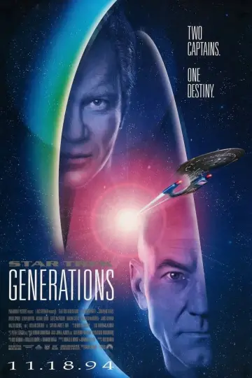 Plakat do filmu "Star Trek: Pokolenia" #283088