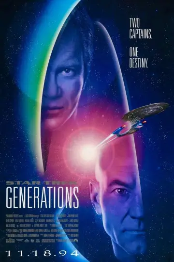 Plakat do filmu "Star Trek: Pokolenia" #374689