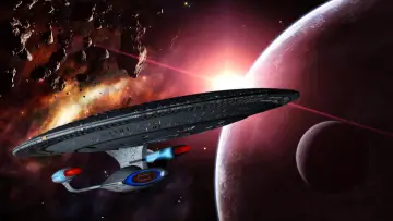 Zasłona do filmu "Star Trek: Pokolenia" #872446