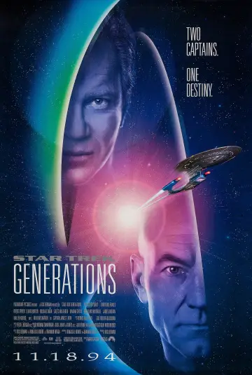 Plakat do filmu "Star Trek: Pokolenia" #872472