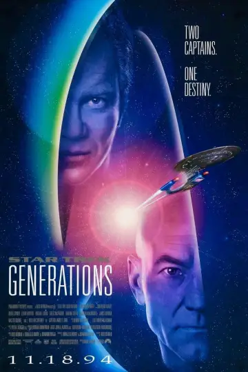 Plakat do filmu "Star Trek: Pokolenia" #872474