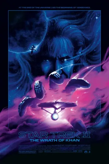 Plakat do filmu "Star Trek II: Gniew Khana" #474276