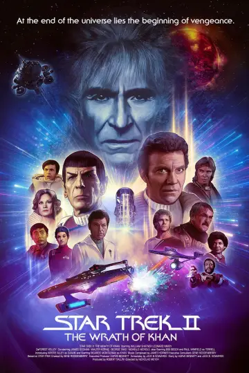 Plakat do filmu "Star Trek II: Gniew Khana" #722344