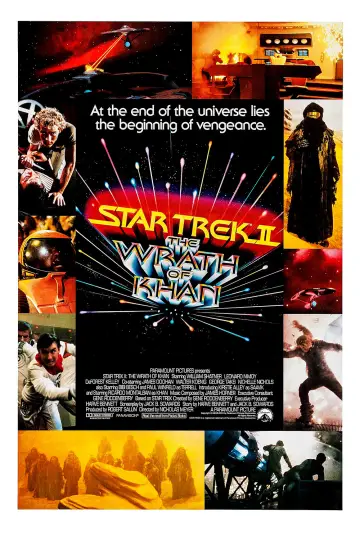 Plakat do filmu "Star Trek II: Gniew Khana" #722347