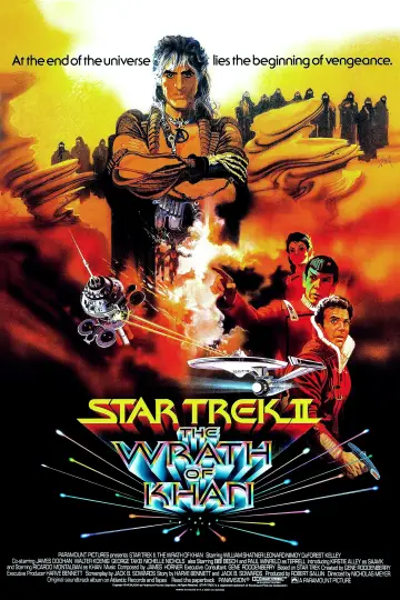 Plakat do filmu "Star Trek II: Gniew Khana" #722349