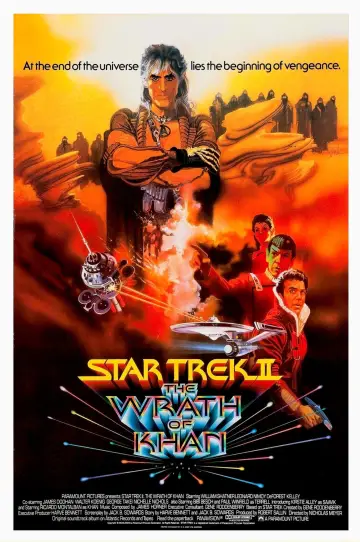 Plakat do filmu "Star Trek II: Gniew Khana" #722352