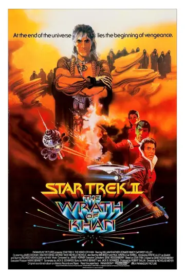 Plakat do filmu "Star Trek II: Gniew Khana" #722353