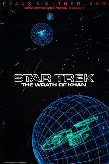 Plakat do filmu "Star Trek II: Gniew Khana" #850854