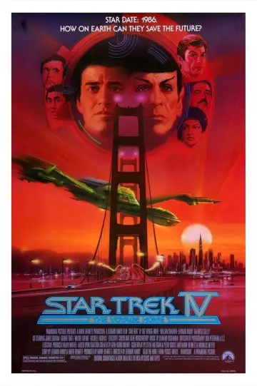 Plakat do filmu "Star Trek IV: Powrót na Ziemię" #455041