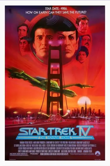 Plakat do filmu "Star Trek IV: Powrót na Ziemię" #455042