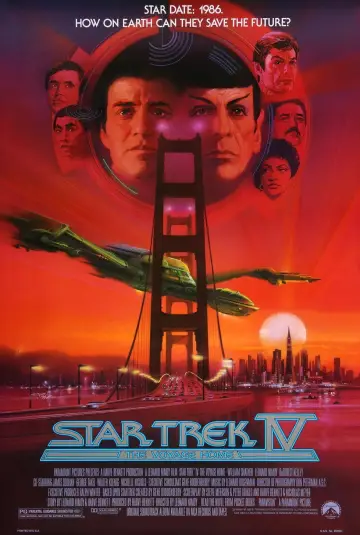 Plakat do filmu "Star Trek IV: Powrót na Ziemię" #856609