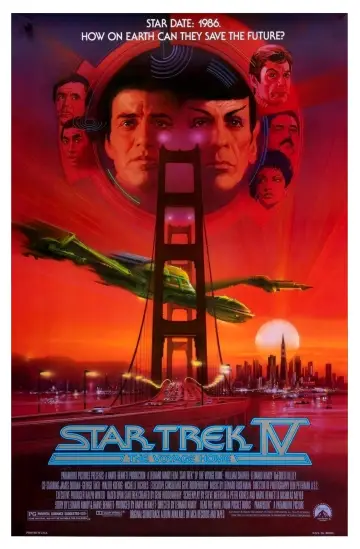 Plakat do filmu "Star Trek IV: Powrót na Ziemię" #856610