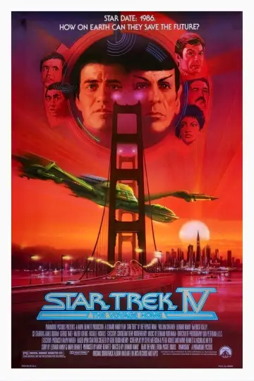 Plakat do filmu "Star Trek IV: Powrót na Ziemię" #856611
