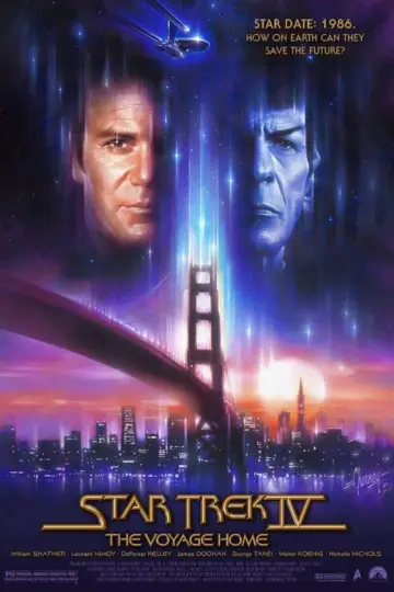 Plakat do filmu "Star Trek IV: Powrót na Ziemię" #856612