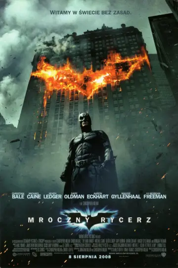 Plakat do filmu "Mroczny Rycerz" #522667
