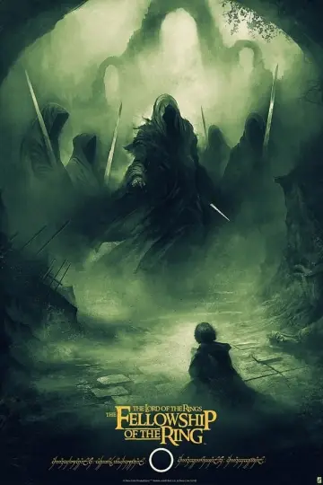 Plakat do filmu "Władca Pierścieni: Drużyna Pierścienia" #11812
