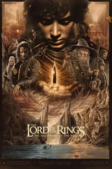 Plakat do filmu "Władca Pierścieni: Drużyna Pierścienia" #11815