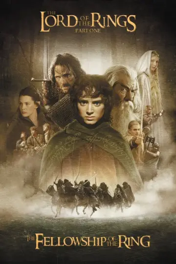 Plakat do filmu "Władca Pierścieni: Drużyna Pierścienia" #11821