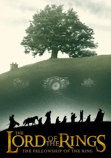 Plakat do filmu "Władca Pierścieni: Drużyna Pierścienia" #11824