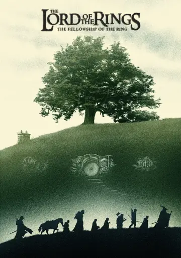 Plakat do filmu "Władca Pierścieni: Drużyna Pierścienia" #11825