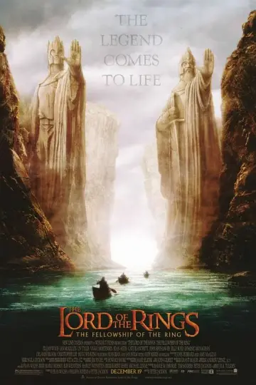 Plakat do filmu "Władca Pierścieni: Drużyna Pierścienia" #11834
