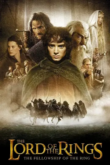 Plakat do filmu "Władca Pierścieni: Drużyna Pierścienia" #11837