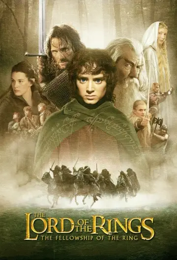 Plakat do filmu "Władca Pierścieni: Drużyna Pierścienia" #11848