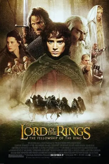 Plakat do filmu "Władca Pierścieni: Drużyna Pierścienia" #11849