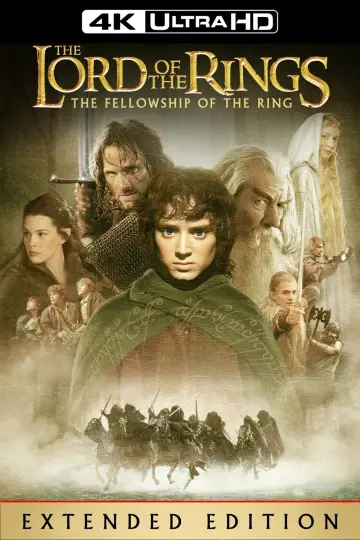Plakat do filmu "Władca Pierścieni: Drużyna Pierścienia" #11852