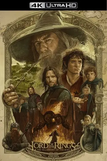 Plakat do filmu "Władca Pierścieni: Drużyna Pierścienia" #11861