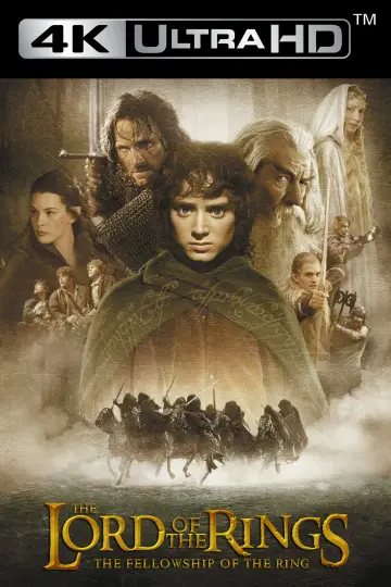 Plakat do filmu "Władca Pierścieni: Drużyna Pierścienia" #11863