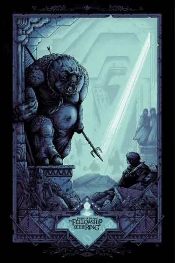 Plakat do filmu "Władca Pierścieni: Drużyna Pierścienia" #11867