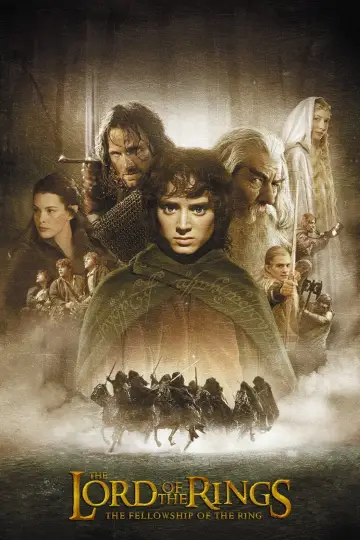Plakat do filmu "Władca Pierścieni: Drużyna Pierścienia" #11868