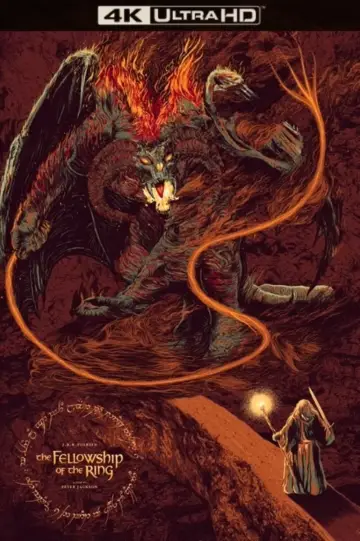 Plakat do filmu "Władca Pierścieni: Drużyna Pierścienia" #11877