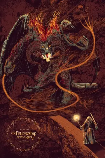 Plakat do filmu "Władca Pierścieni: Drużyna Pierścienia" #11878