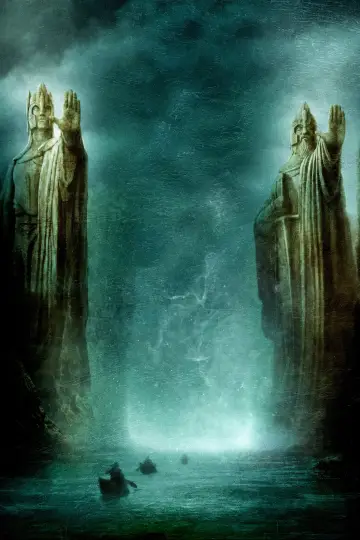 Plakat do filmu "Władca Pierścieni: Drużyna Pierścienia" #1642398