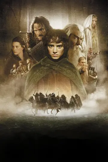 Plakat do filmu "Władca Pierścieni: Drużyna Pierścienia" #165891