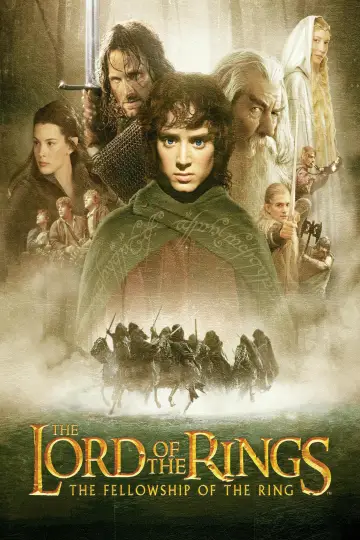 Plakat do filmu "Władca Pierścieni: Drużyna Pierścienia" #165901