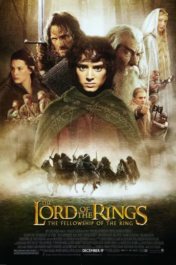 Plakat do filmu "Władca Pierścieni: Drużyna Pierścienia" #515674