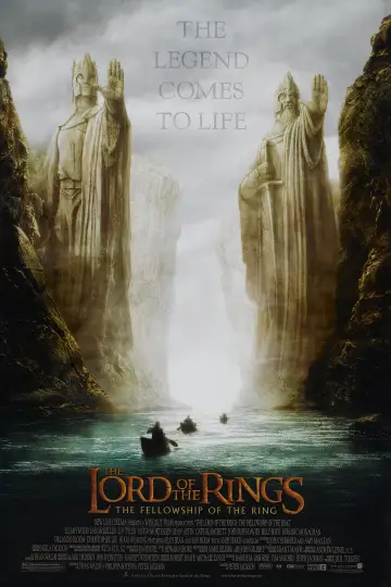 Plakat do filmu "Władca Pierścieni: Drużyna Pierścienia" #515679