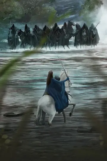 Plakat do filmu "Władca Pierścieni: Drużyna Pierścienia" #515733