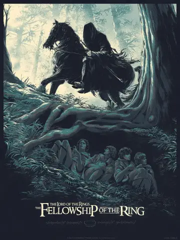 Plakat do filmu "Władca Pierścieni: Drużyna Pierścienia" #515756