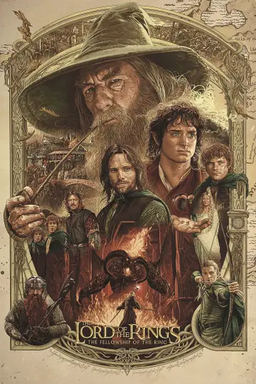 Plakat do filmu "Władca Pierścieni: Drużyna Pierścienia" #515801