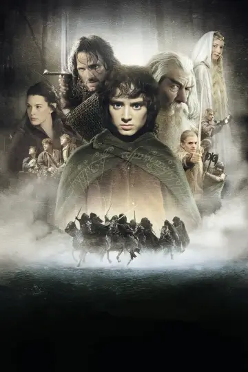 Plakat do filmu "Władca Pierścieni: Drużyna Pierścienia" #515860