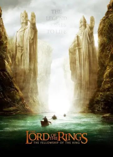 Plakat do filmu "Władca Pierścieni: Drużyna Pierścienia" #515885
